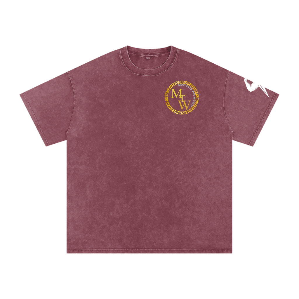 MTW Snow Washed Oversized Cotton T-Shirt