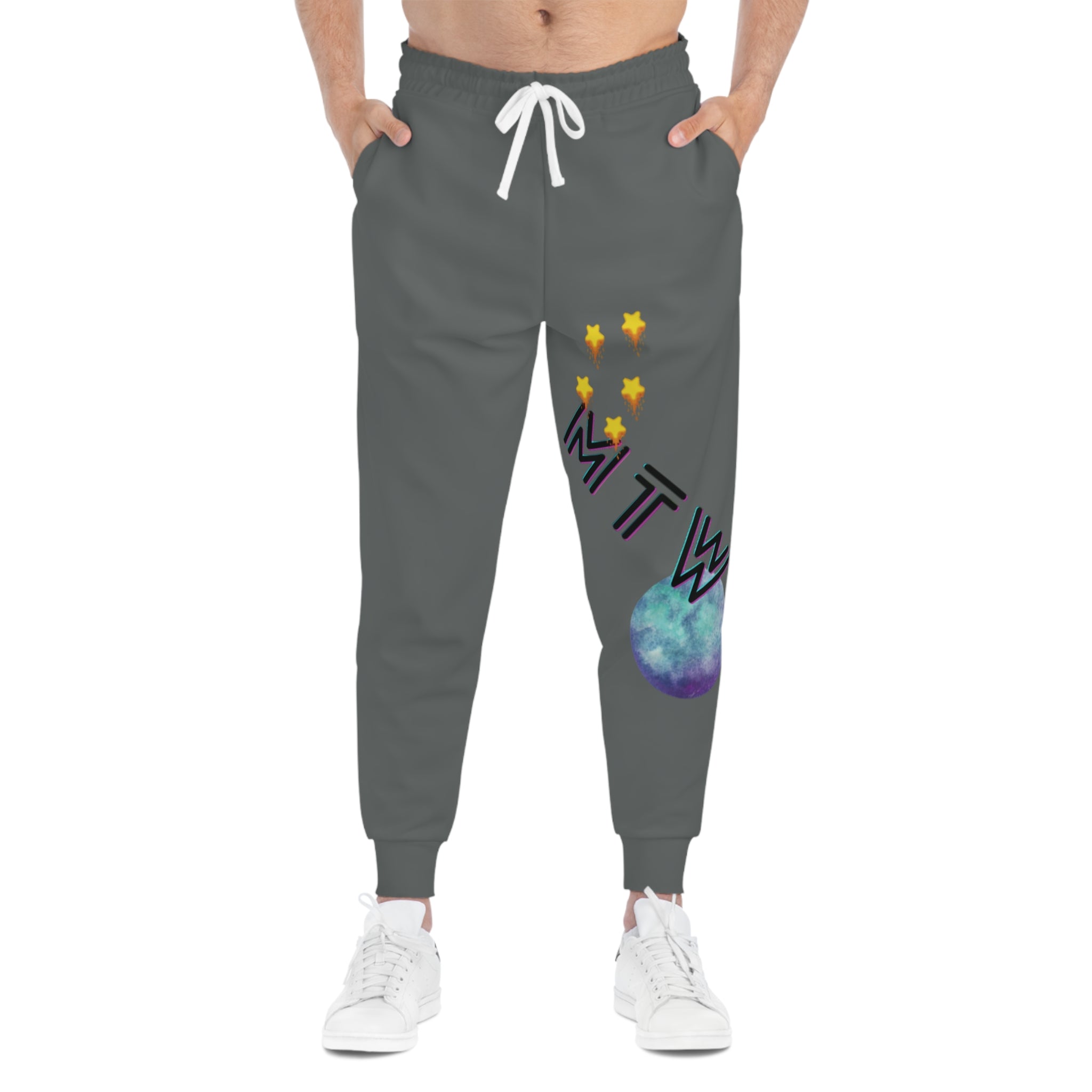 MTW Men/Women Athletic Joggers With Colorful MTW Design