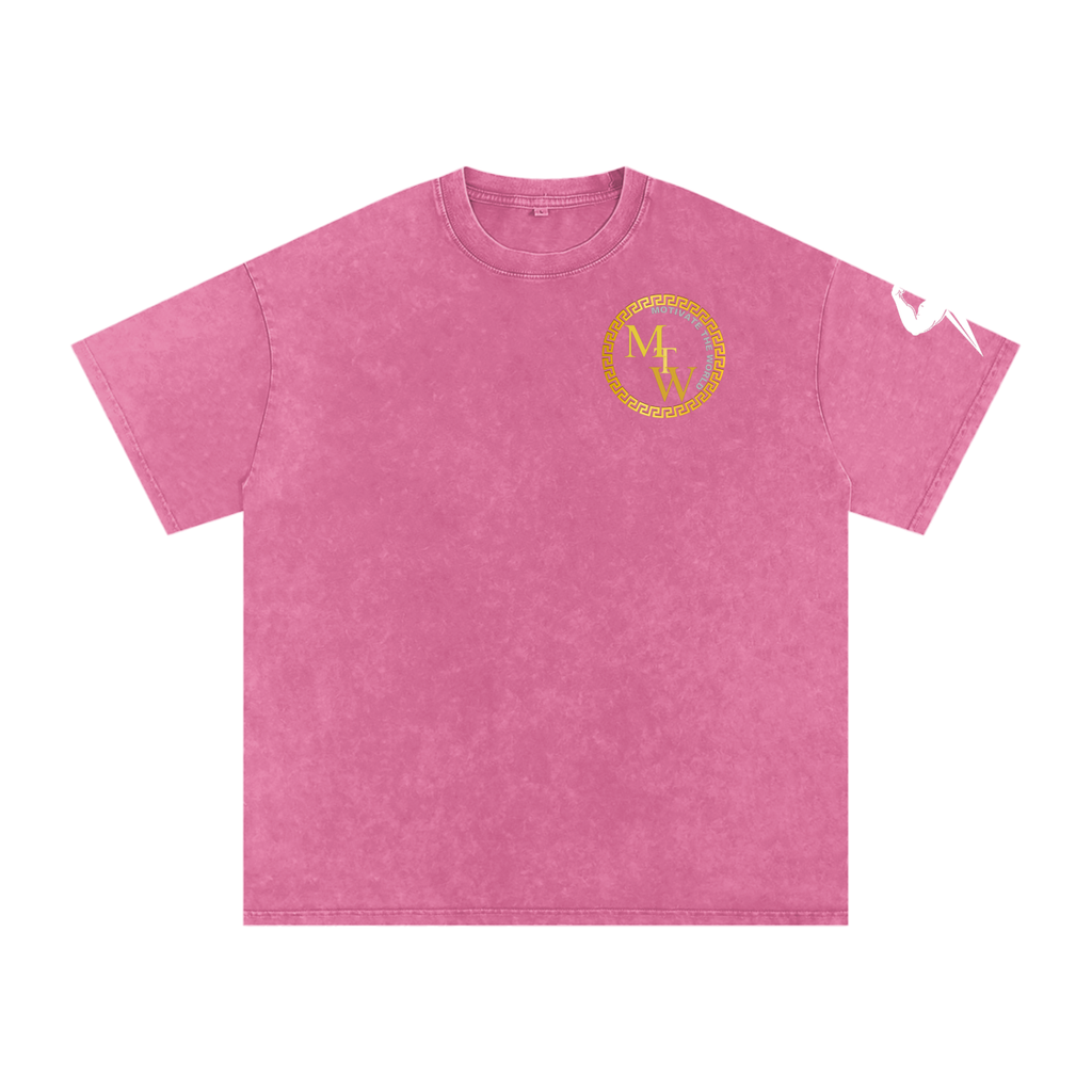 MTW Snow Washed Oversized Cotton T-Shirt