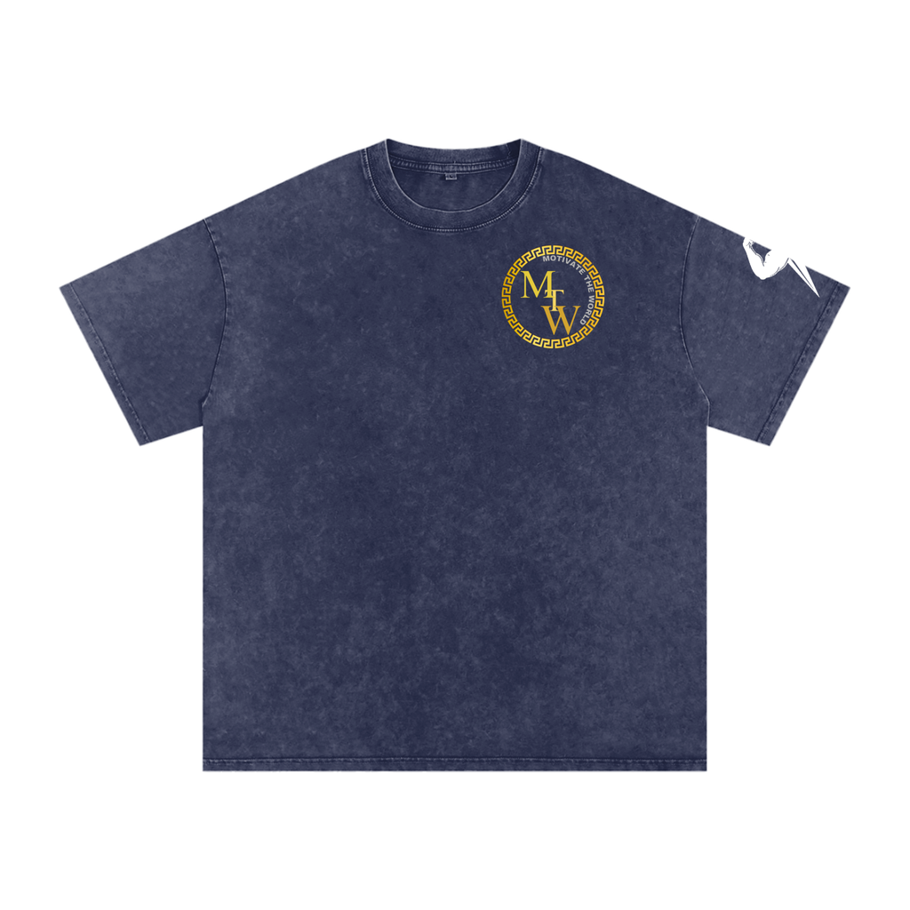 MTW Snow Washed Oversized Cotton T-Shirt