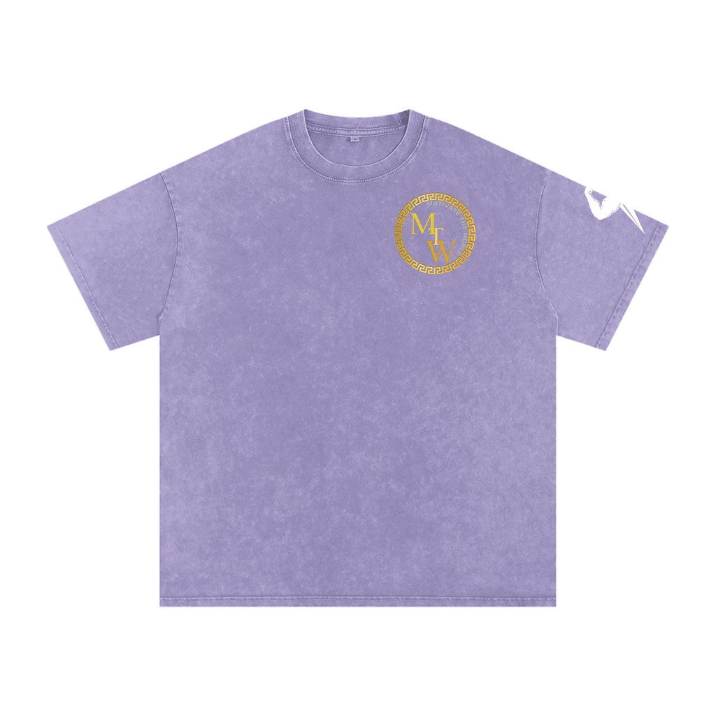 MTW Snow Washed Oversized Cotton T-Shirt