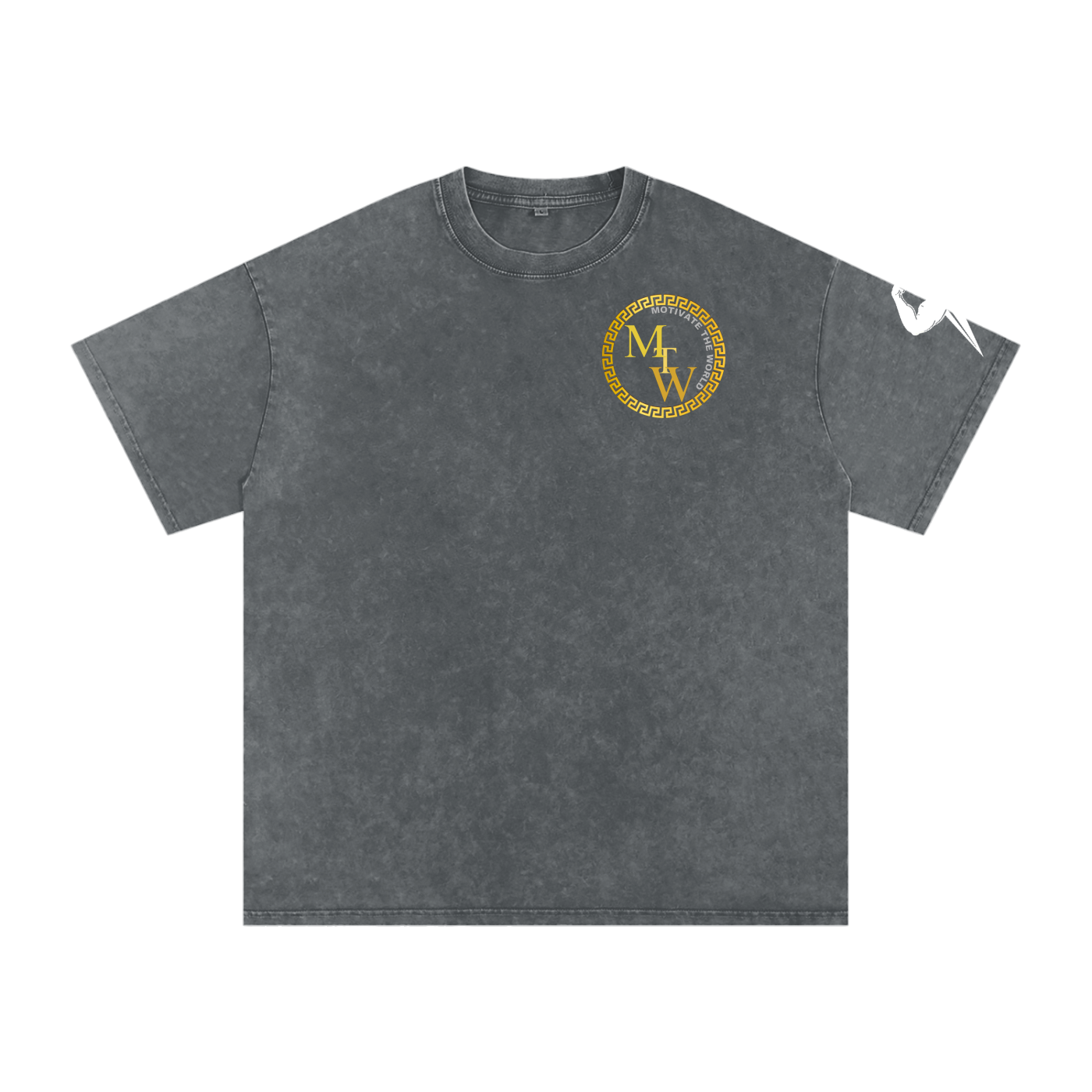 MTW Snow Washed Oversized Cotton T-Shirt