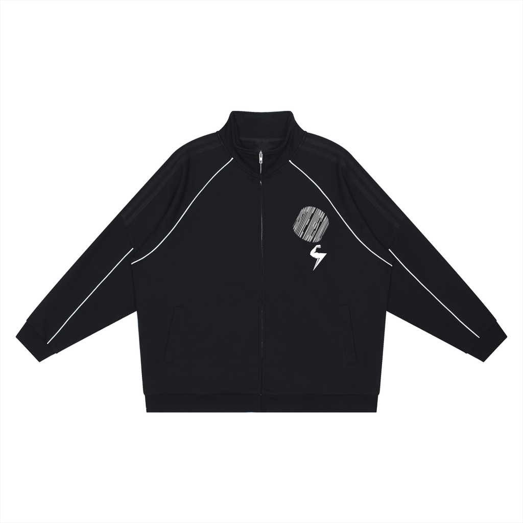 MTW Reflection Striped Raglan Sleeve  Jacket