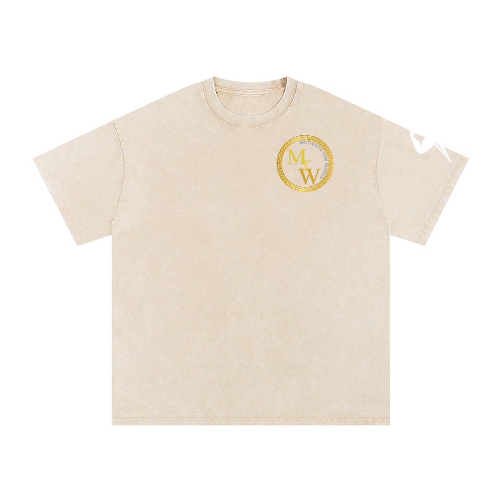 MTW Snow Washed Oversized Cotton T-Shirt