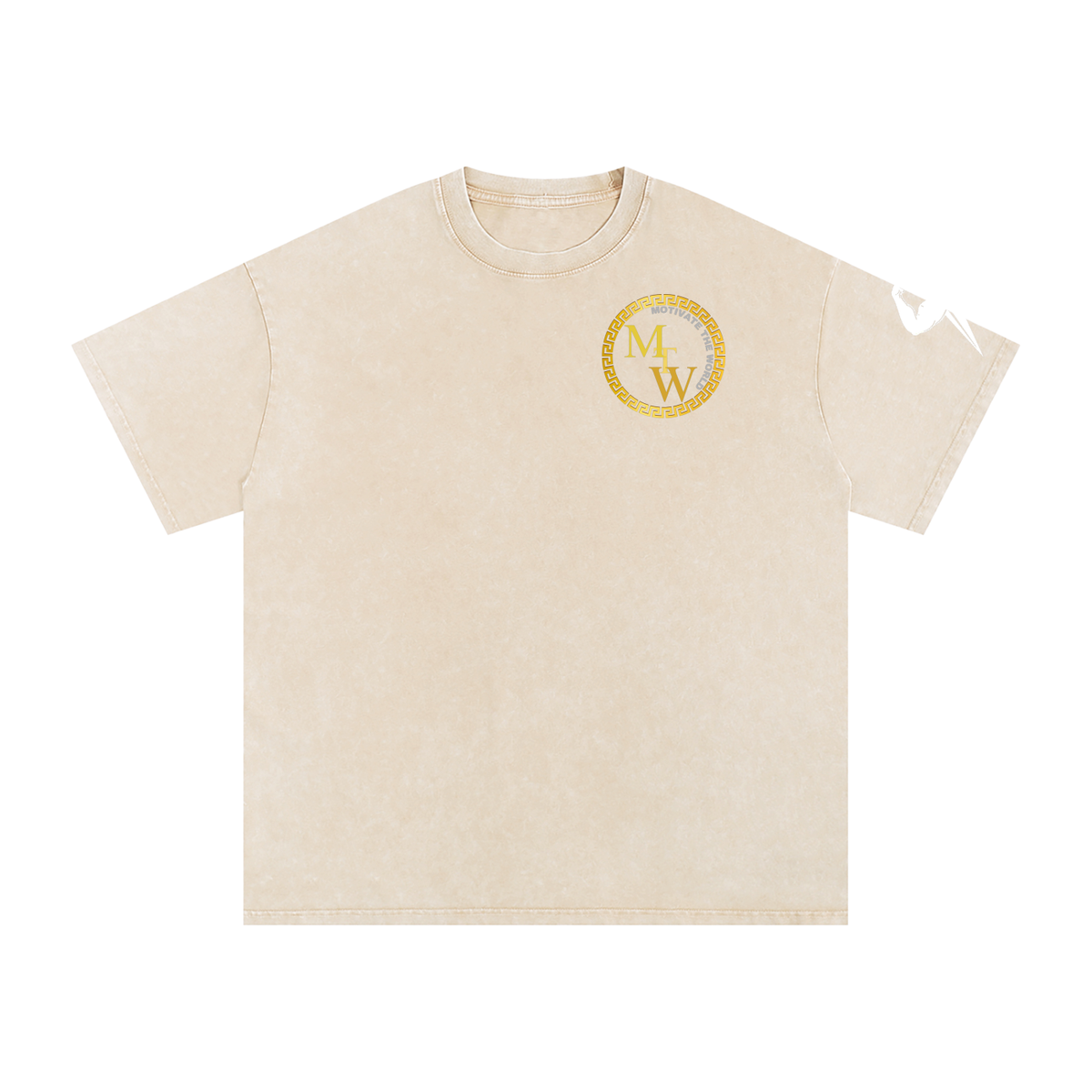 MTW Snow Washed Oversized Cotton T-Shirt
