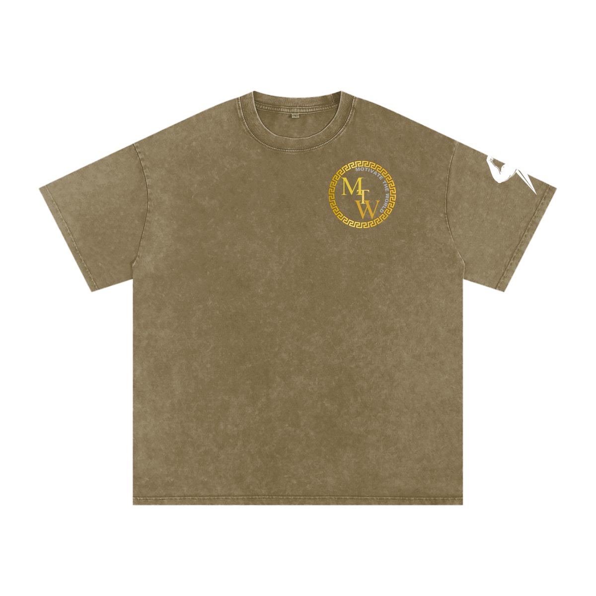 MTW Snow Washed Oversized Cotton T-Shirt